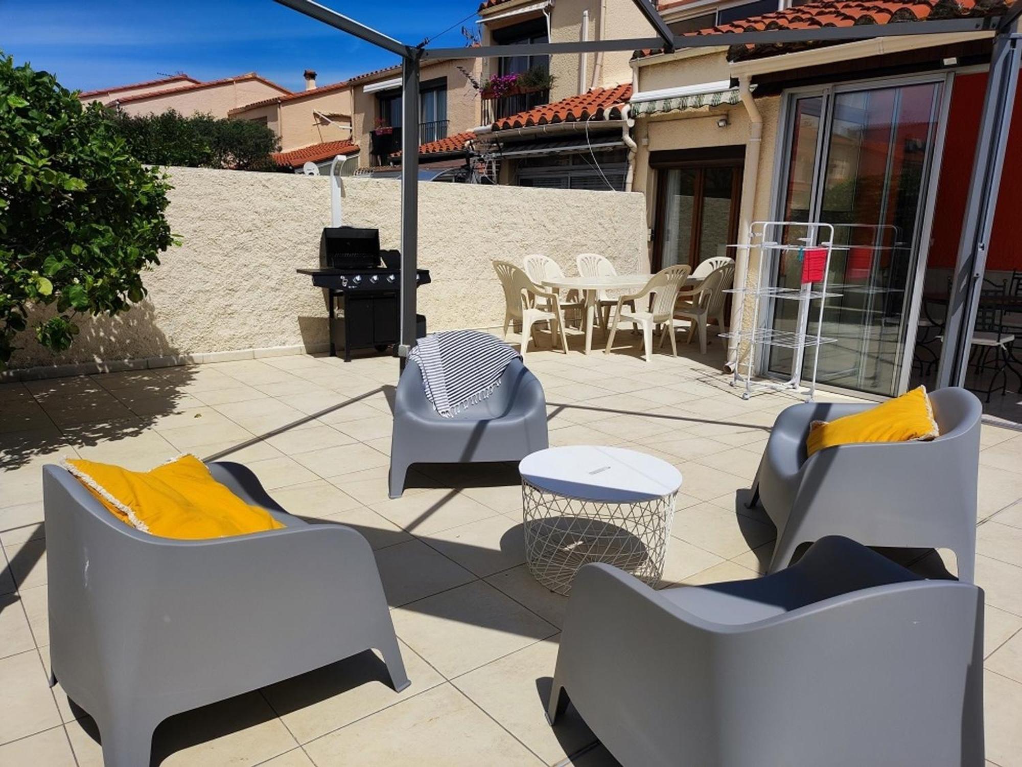 Pavillon 6 Pers A Argeles-Sur-Mer: Piscine, Clim, Parking, Wifi, Proche Plage - Fr-1-776-5 Exterior foto